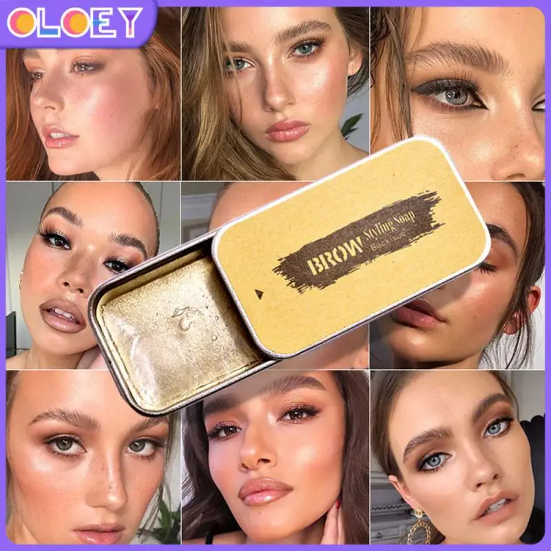 

3D Feathery Eyebrow Setting Gel Brows Makeup Gel Soap Brows Kit Long Lasting Waterproof Eyebrow Tint Pomade Cosmetics TSLM2