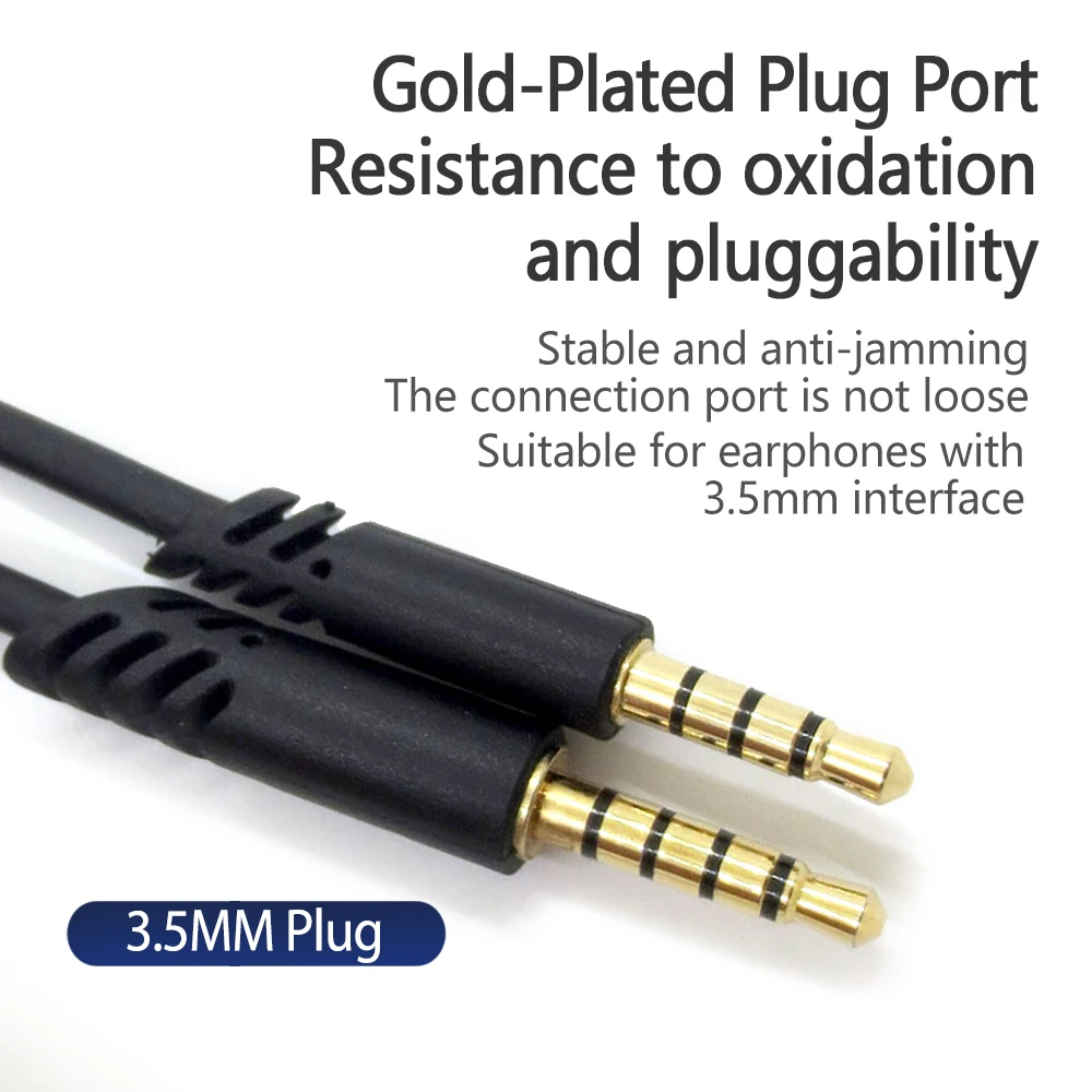 Кабель для обновления гарнитуры 3 5 мм игровая гарнитура аудиолиния с регулятором