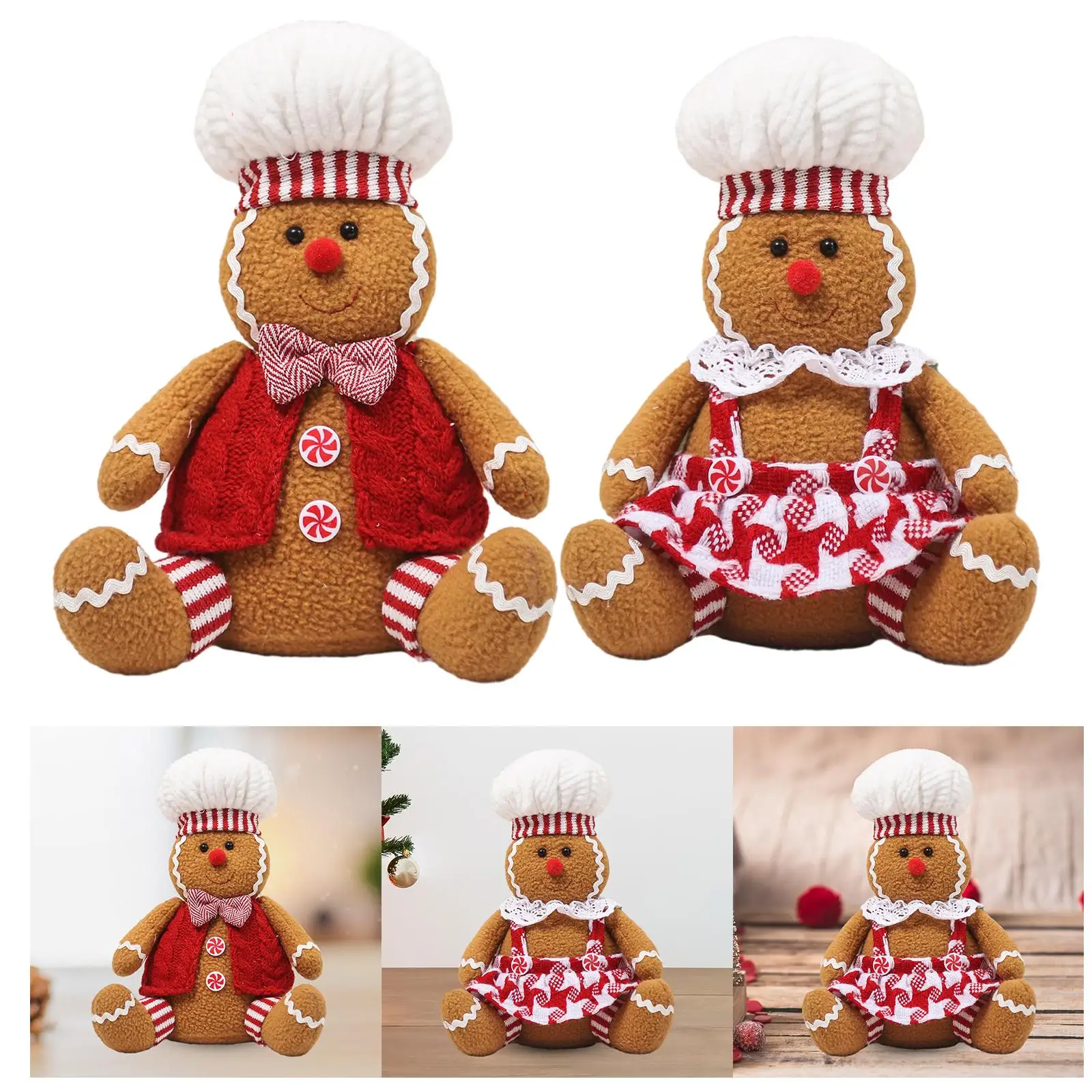 

Рождественская Имбирная кукла коллекционный Рождественский Декор Рождественское украшение для торгового центра зимний фестиваль Настольный Рождественский Декор