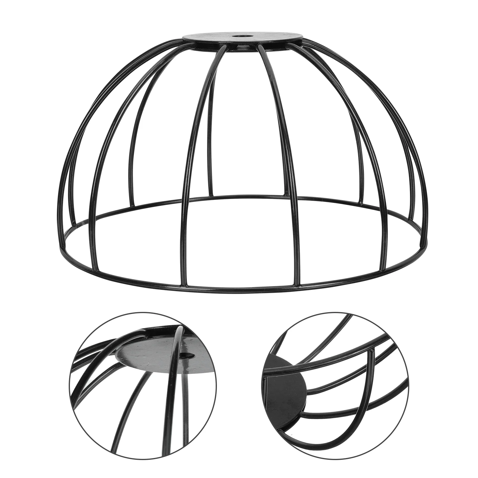 

Light Stand Artistic Rack DIY Round Lampshade Rustic Fixtures Household Ironwork Accessory Square Hollow Lampshades
