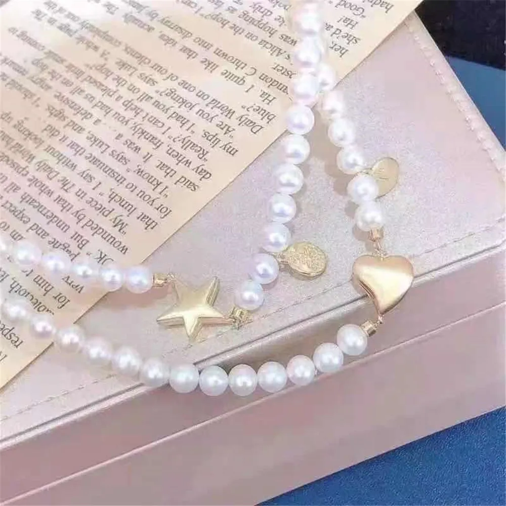 

Ожерелье из серебра 925 пробы с двойным рядом пуговиц