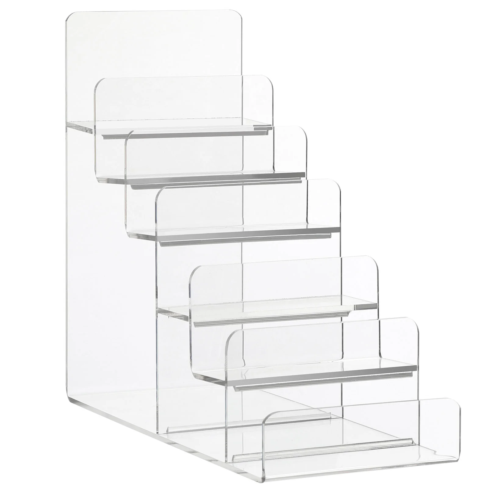 

Purse Stand Display Organizer Holder Rack Acrylic Shelfjewelry Storage Walletbag Desktop Clear Makeup Handbag Collection Layer 6