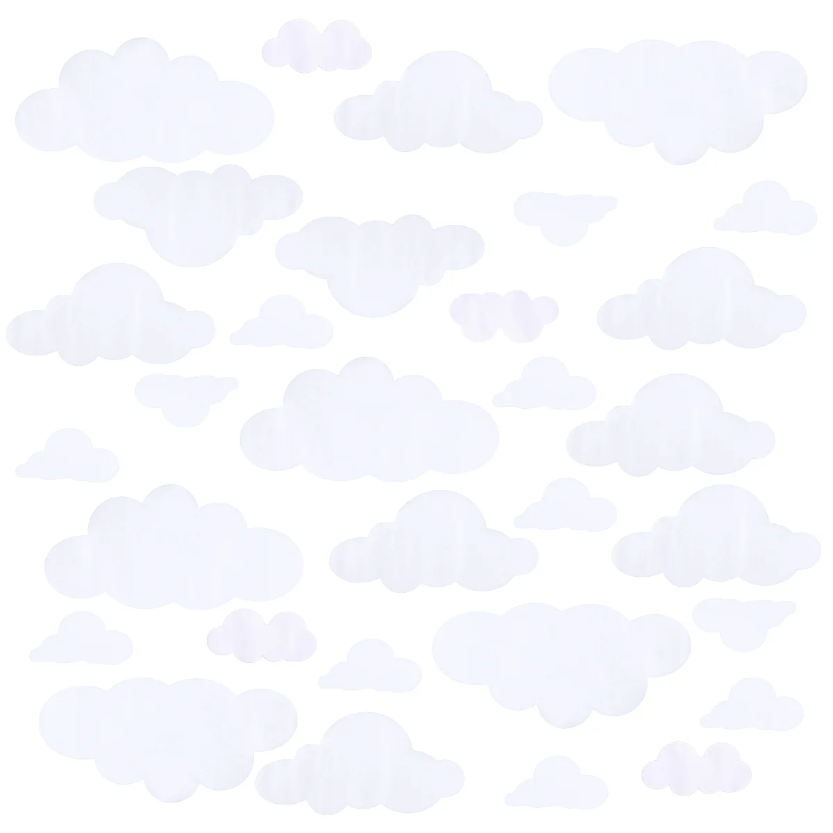 

31pcs Kawaii Wall Sticker Background Wall Sticker Peel Stick Wall Decal Nursery Room Wall Sticker