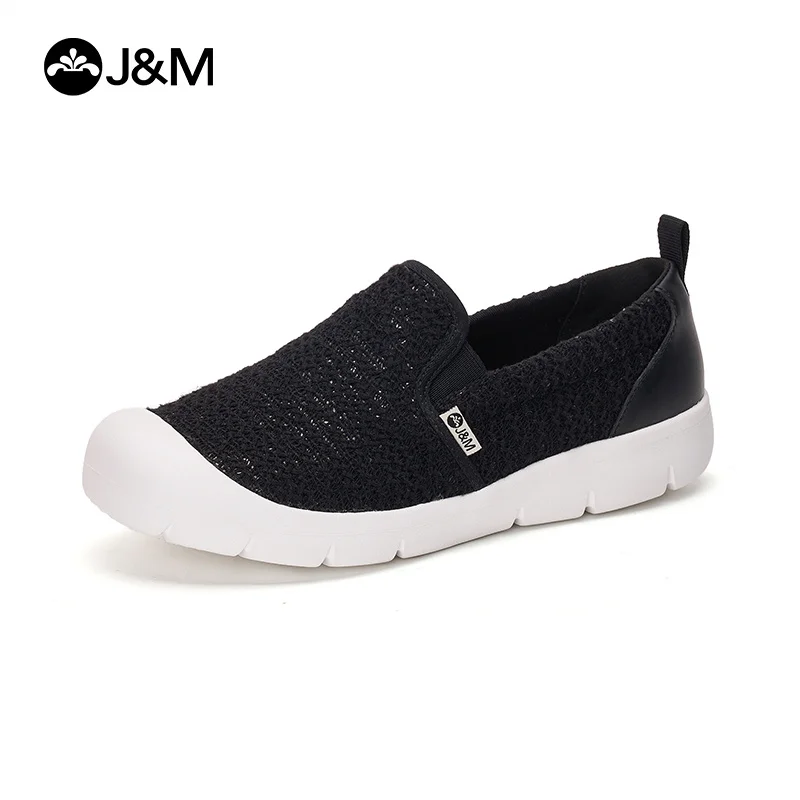 Кроссовки J &amp M женские прогулочные сетчатые дышащие лоферы без шнуровки