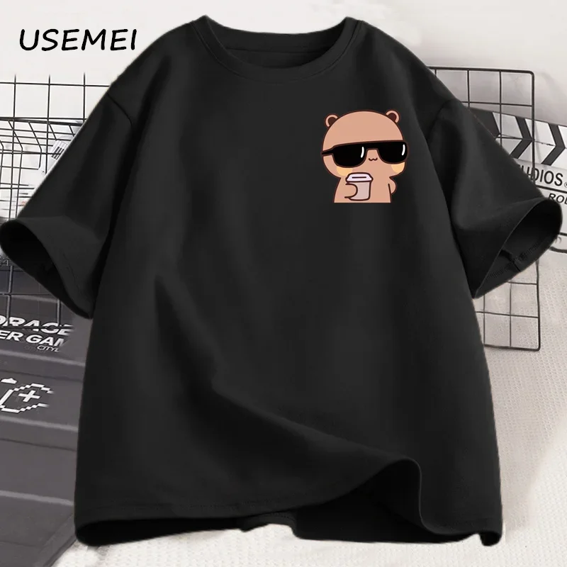 Футболка с принтом медведя Bubu Dudu