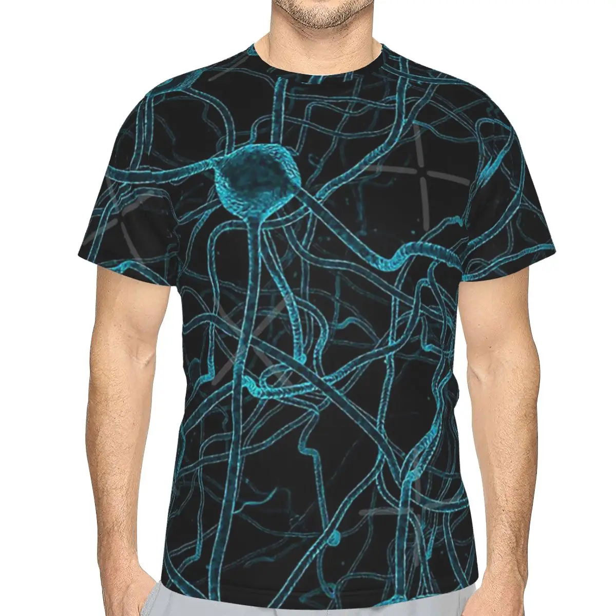 

3D Three Dimensional Polyester TShirt for Men You Get On My Nerves Soft Casual Sweatshirts Thin T Shirt High Quality Fluffy