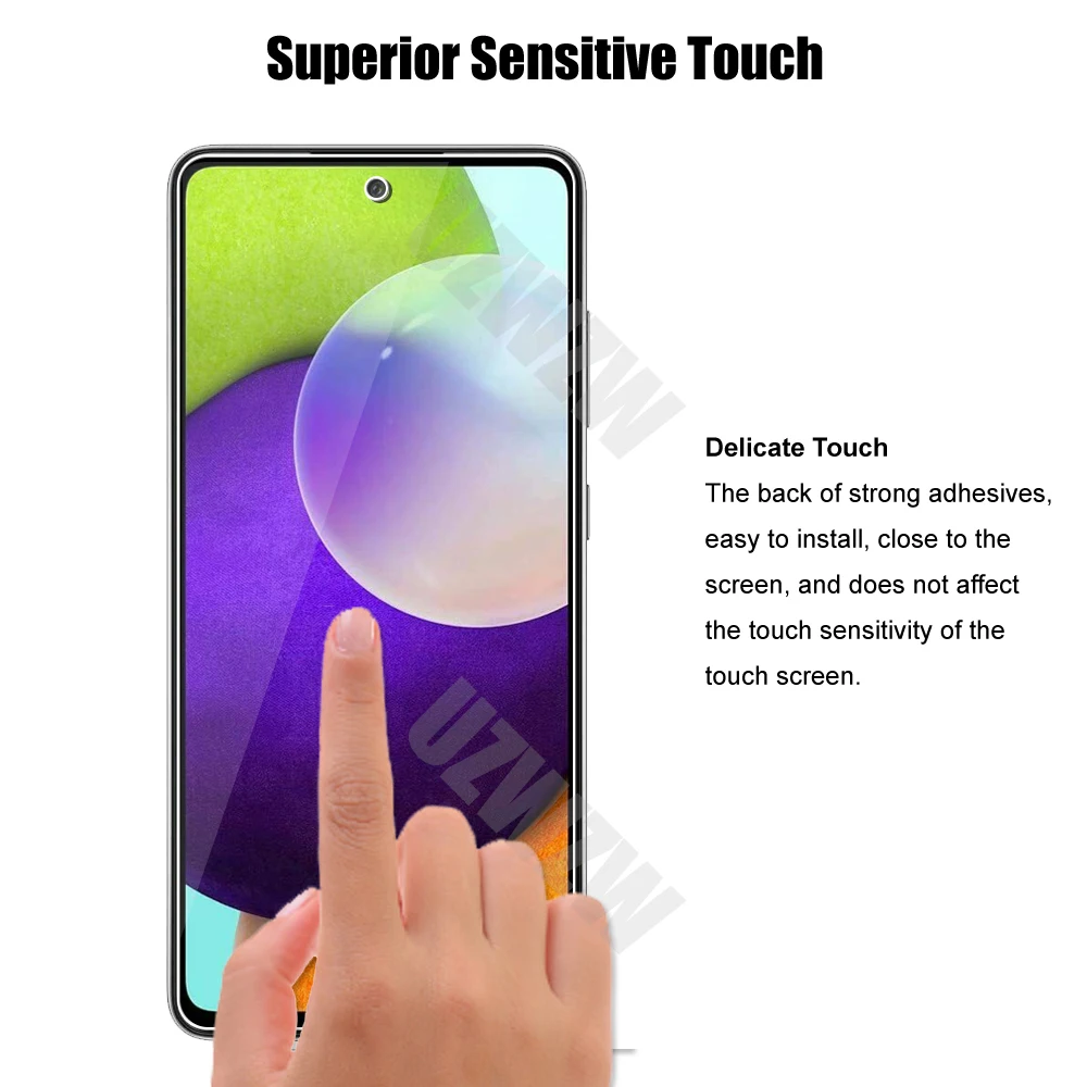 (2+2) For Samsung Galaxy A52s A52 5G / 4G (2pcs) Camera Lens Film & (2pcs) Tempered Glass Screen Protectors Protective Guard