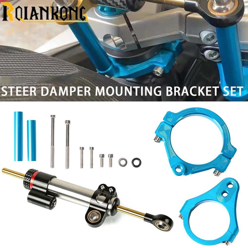 

Motorcycle Accessories Steering Stabilize Damper Mounting Bracket Kit For CFMOTO 450 SR 450SR 2022 2023 2024 Motorbike Parts