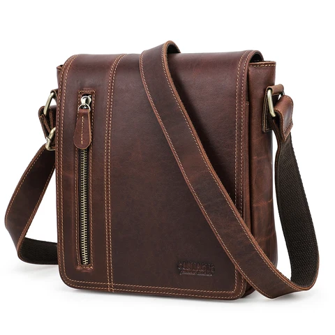 CONTACT'S сумки на ремне из натуральной кожи для мужчин, сумка через плечо с клапаном, мужская сумка высокого качества, повседневные сумки, повседневные сумки