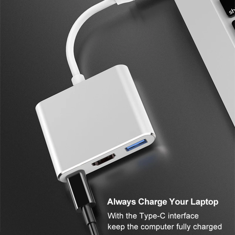 USB-концентратор 3 В 1