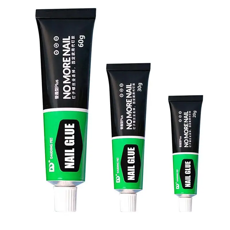 

Ultra-Strong Adhesive Glue Wall Tile Hook Nail-free Structure Sticky Glue Marble Metal Quick-drying Adhesive Fix Sealant 60G