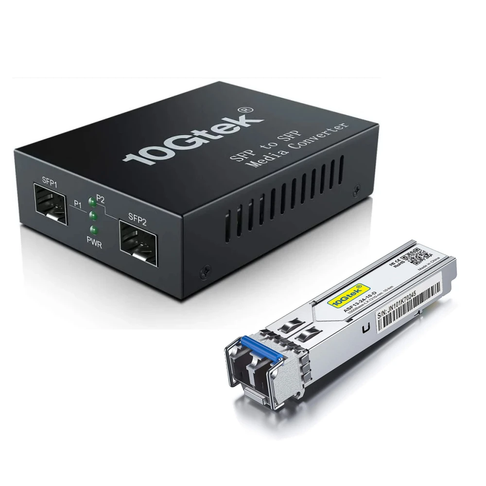 1.25G/2.5Gbps Two Ports SFP OEO Mode Converter, SFP Repeater, with one SFP Transceiver module combination kit