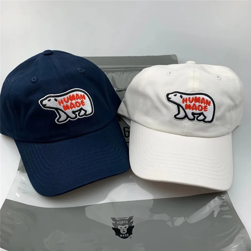 

2022 Pig Embroidery HUMAN MADE Baseball Cap Men Women Best Quality HUMAN MADE Cap Adjustable Hats