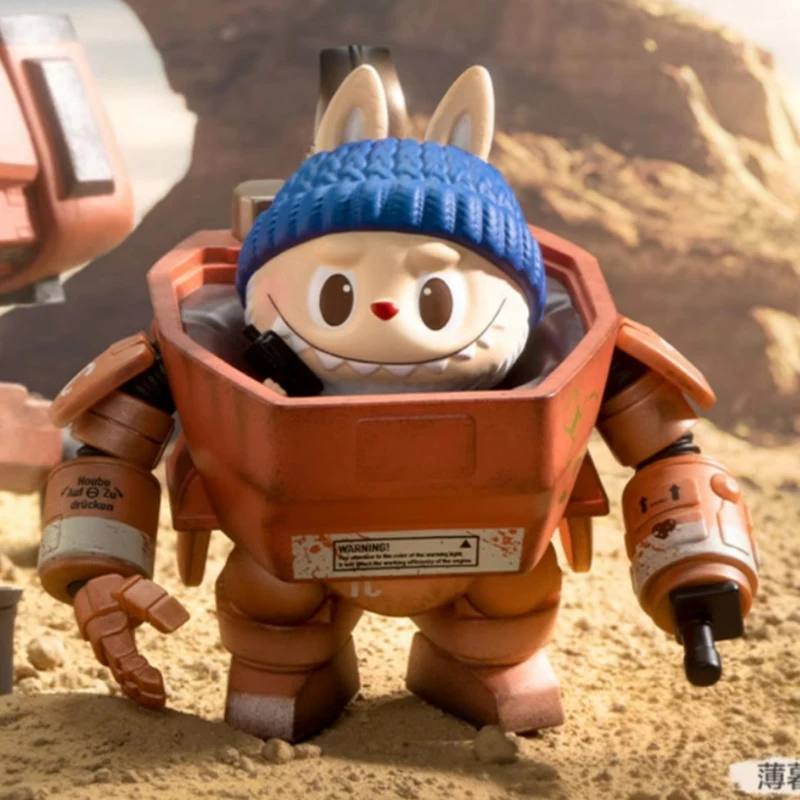 Labubu подлинный The Monster X Ma.K. Слепая коробка Mecha загадочная фигурка-сюрприз модель из