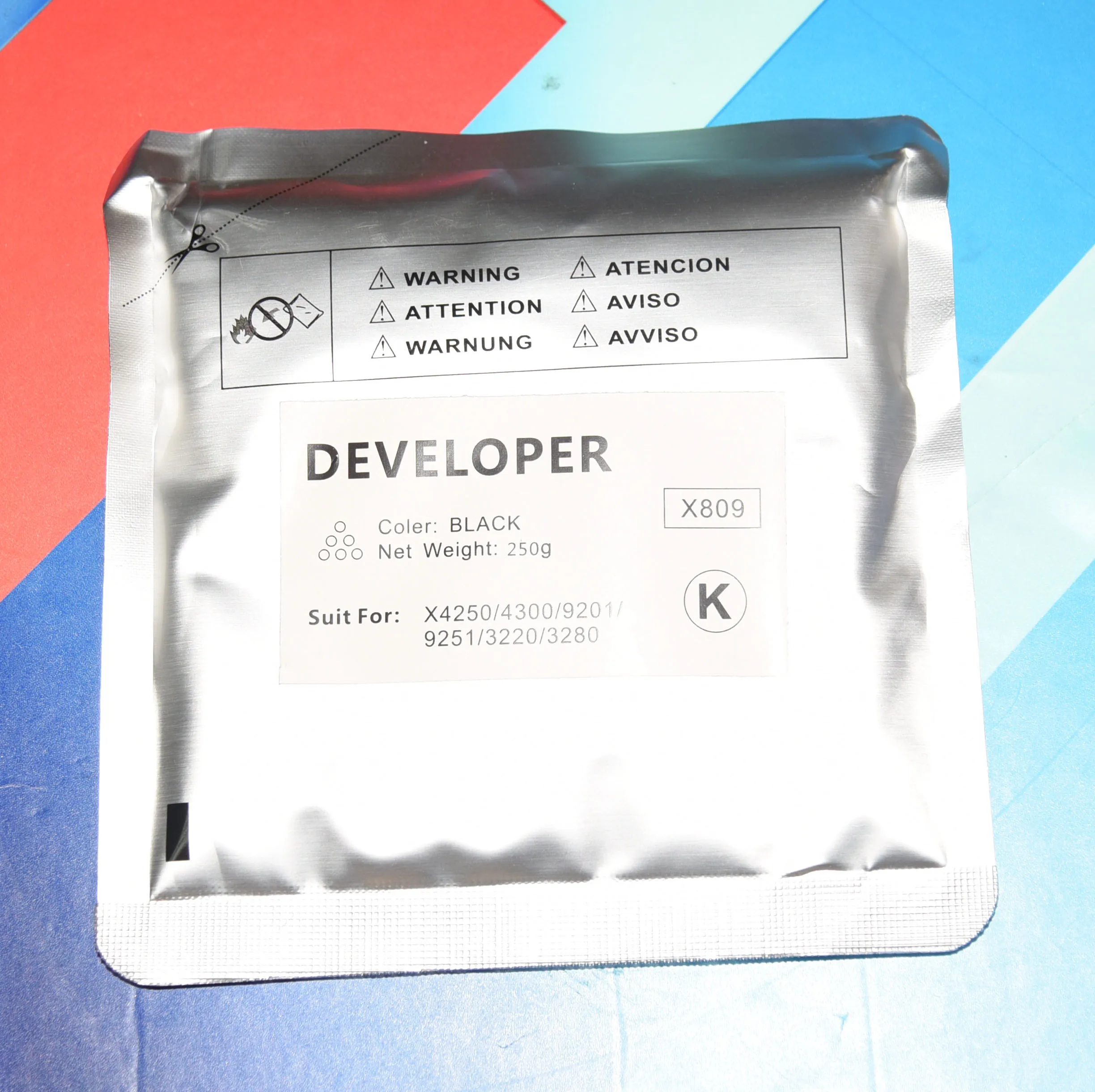 

Разработчик X809 804 для samsung CLX-9301 9201 9251 X4250 4300 3220 3280 4 шт. разработчик KMCY