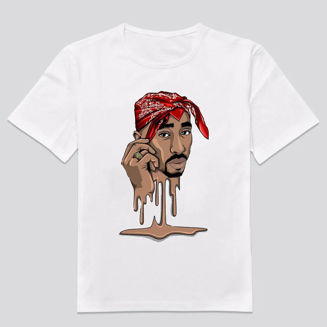 ФУТБОЛКА CUSTOM TUPAC SHAKUR 2PAC RAPPER MUSIC HIP HOP R&ampB ВИНТАЖНАЯ ARTIST