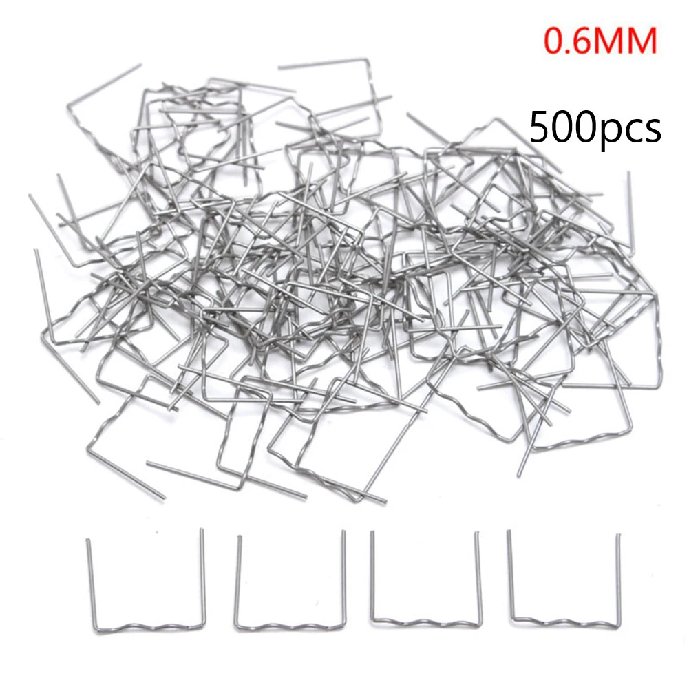

Pre-cut Hot Stapler Staples 500PCS Flat Staple Parts Repair Stainless Steel