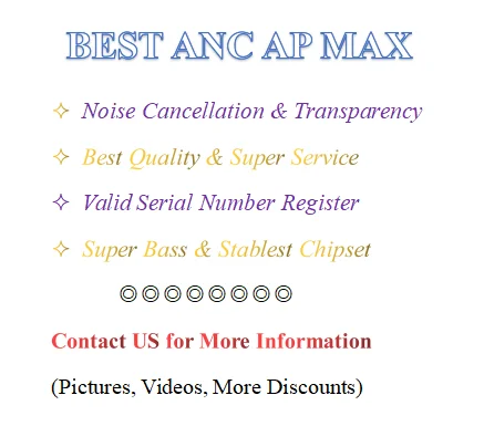 

Беспроводные наушники с шумоподавлением, с аксессуарами AP, для AP Max