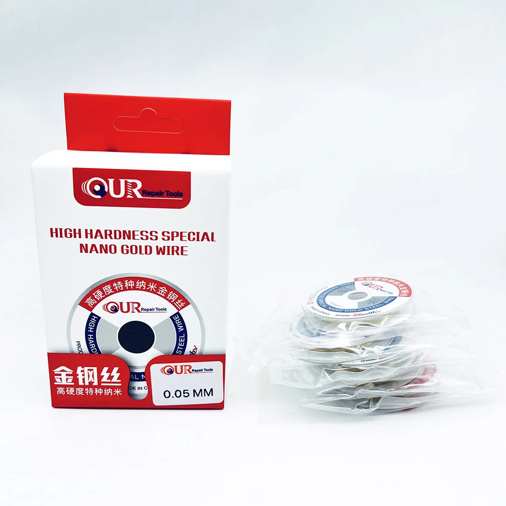 10 шт. Musttby высокопрочная Обрезка проволоки из Золотой стали для iPhone LCD OLED