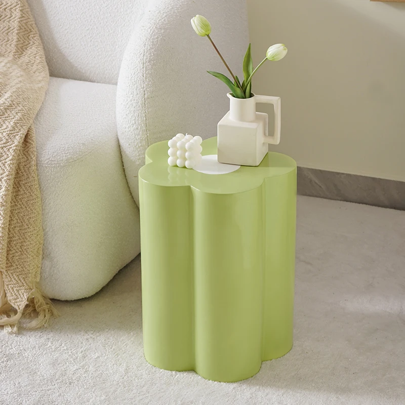 

Coffee Tables Nordic Resin Flower Tea Table Sofa side table Modern Home Decor Living Room Furniture Room Large Floor Decoration
