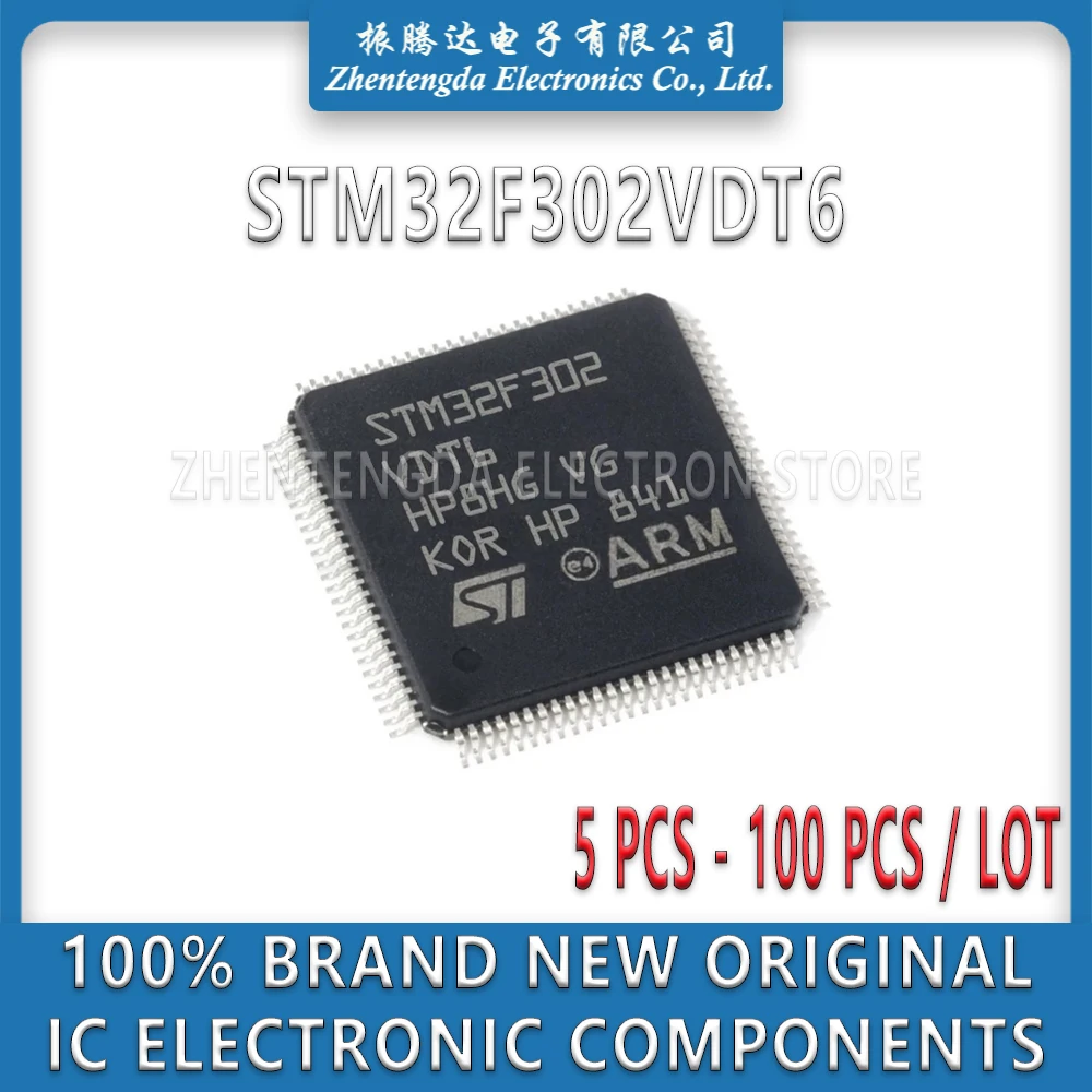 

STM32F302VDT6 STM32F302VD STM32F302 STM32F STM32 STM IC MCU Chip LQFP-100