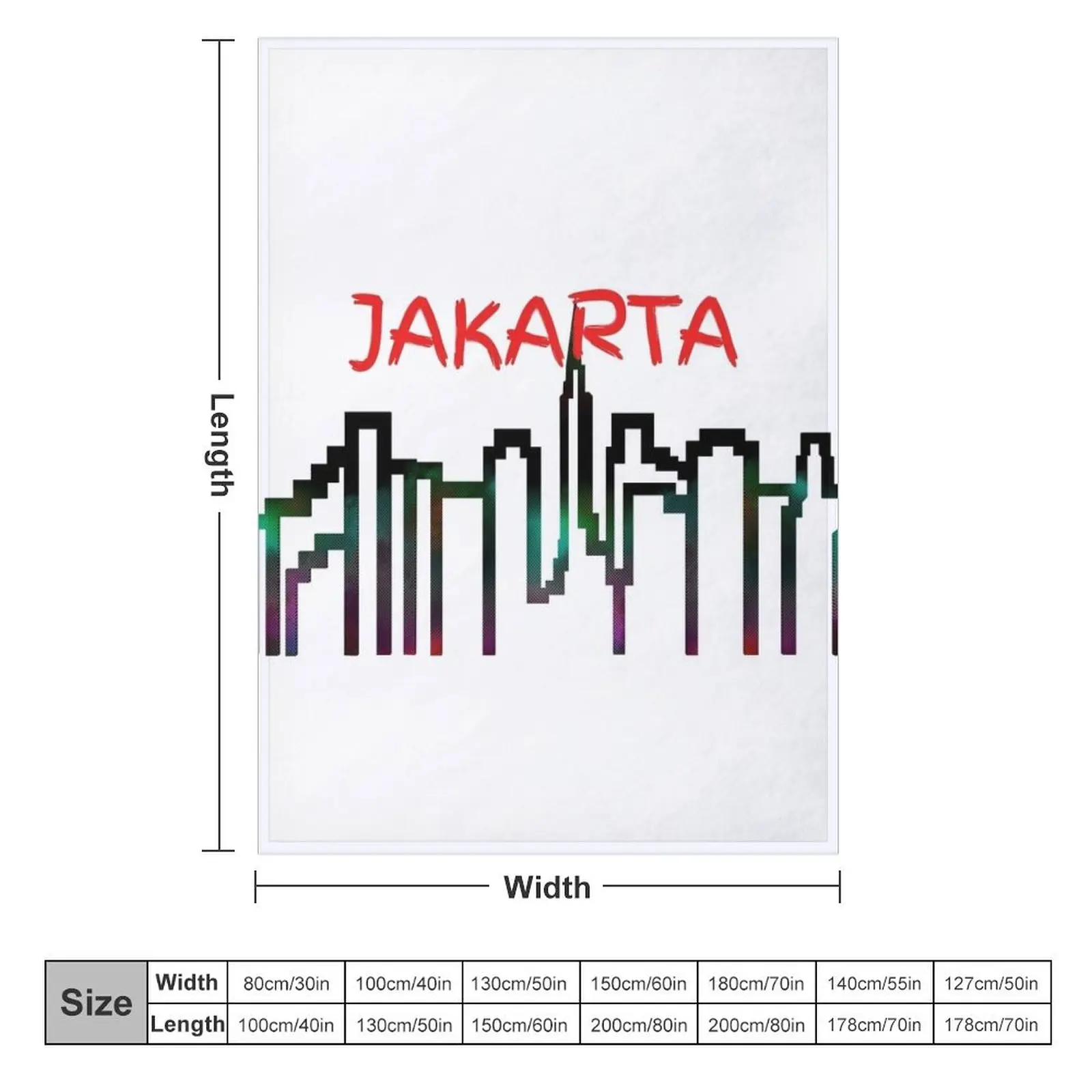 Плед-одеяло Jakarta туристические аниме-одеяла для косплея