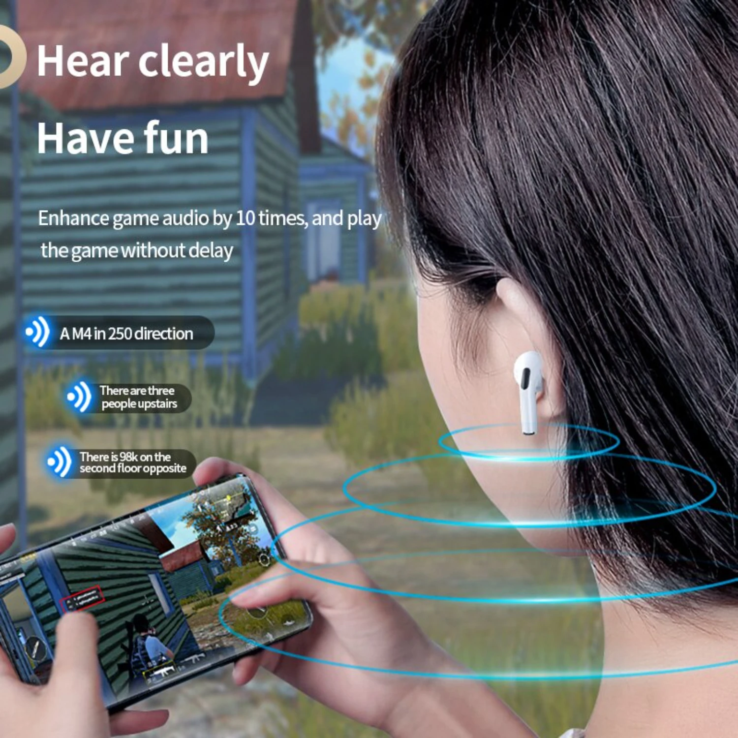 Беспроводные Bluetooth-наушники Tws