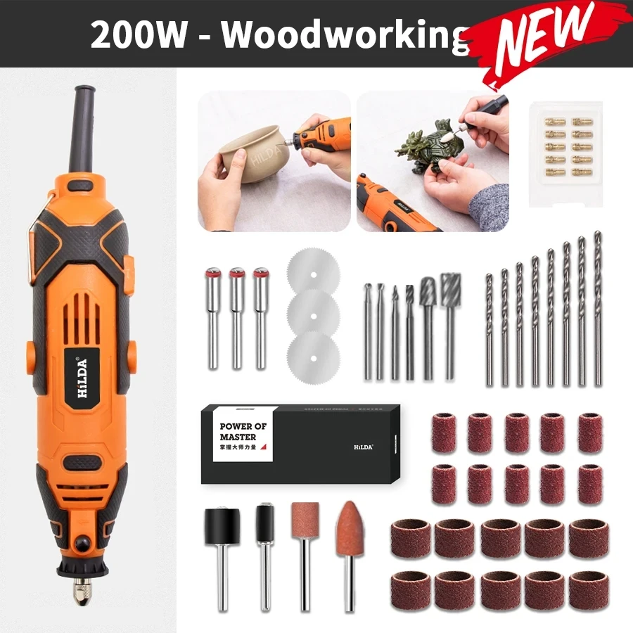 

Электрическая мини-дрель HILDA 200 Вт MG3328