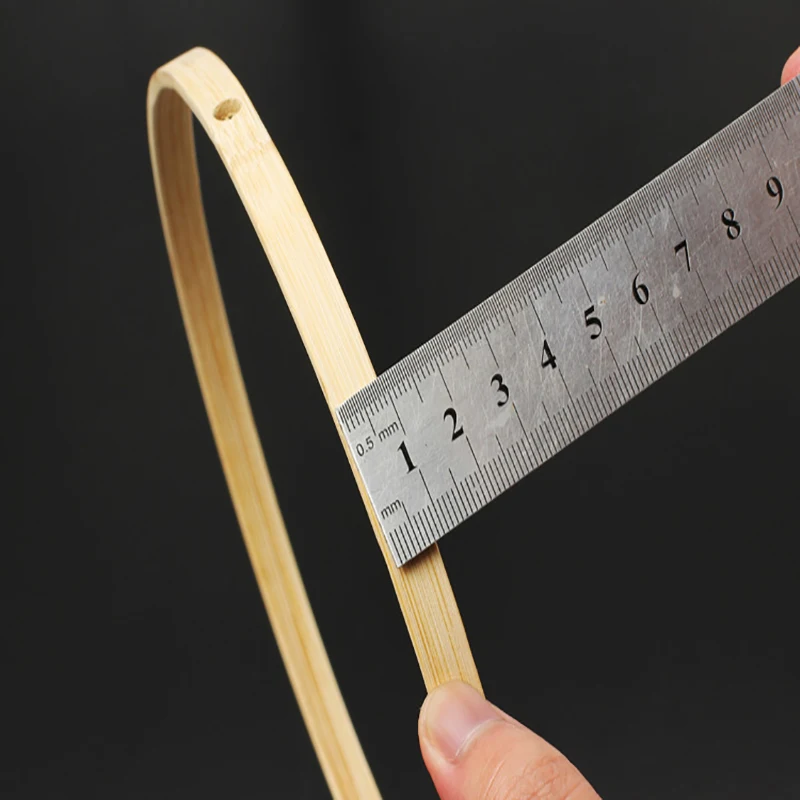 Бамбуковое кольцо деревянное круглое уловитель украшение для дома сделай сам