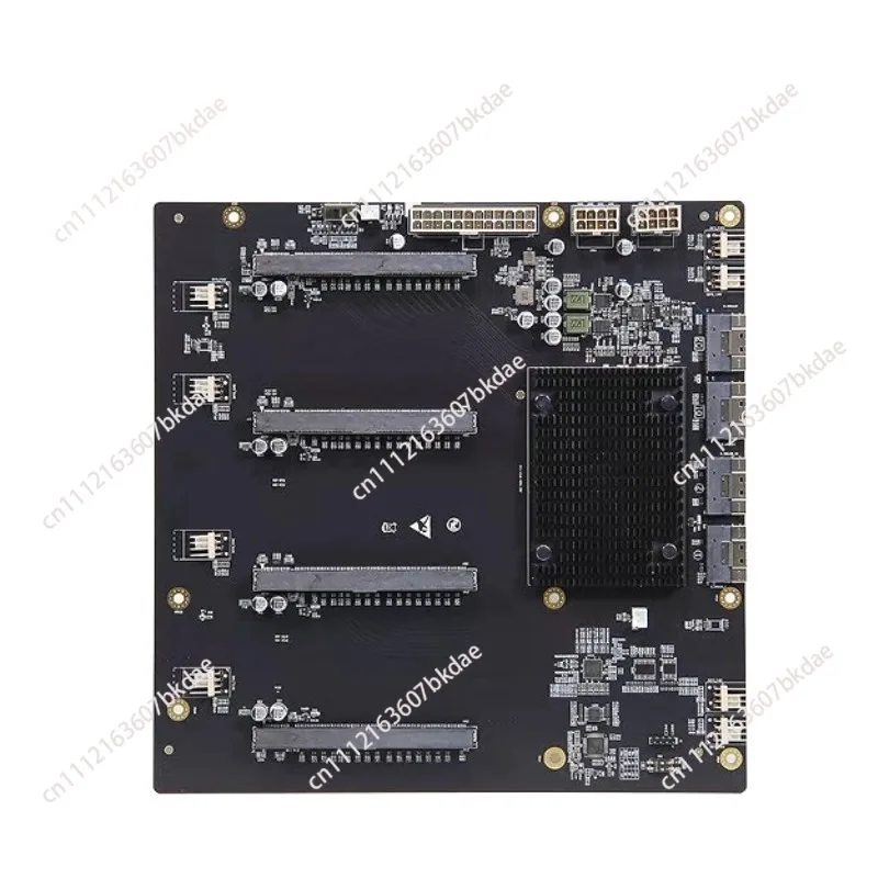 Фото PLX88096, расширительный модуль PCIe4.0, базовая плата для четырех графических процессоров, ширина 65 мм №4