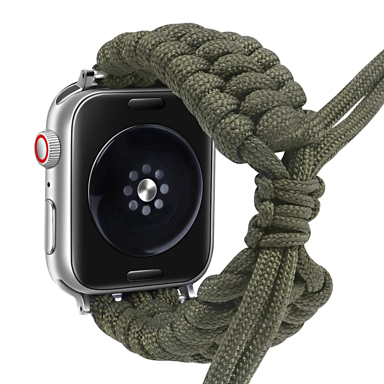 

Нейлоновый Плетеный ремешок для Apple Watch band 44 мм 40 мм 45 мм 41 мм, тканевый эластичный браслет для наручных часов iWatch Series 3 4 5 SE 6 7