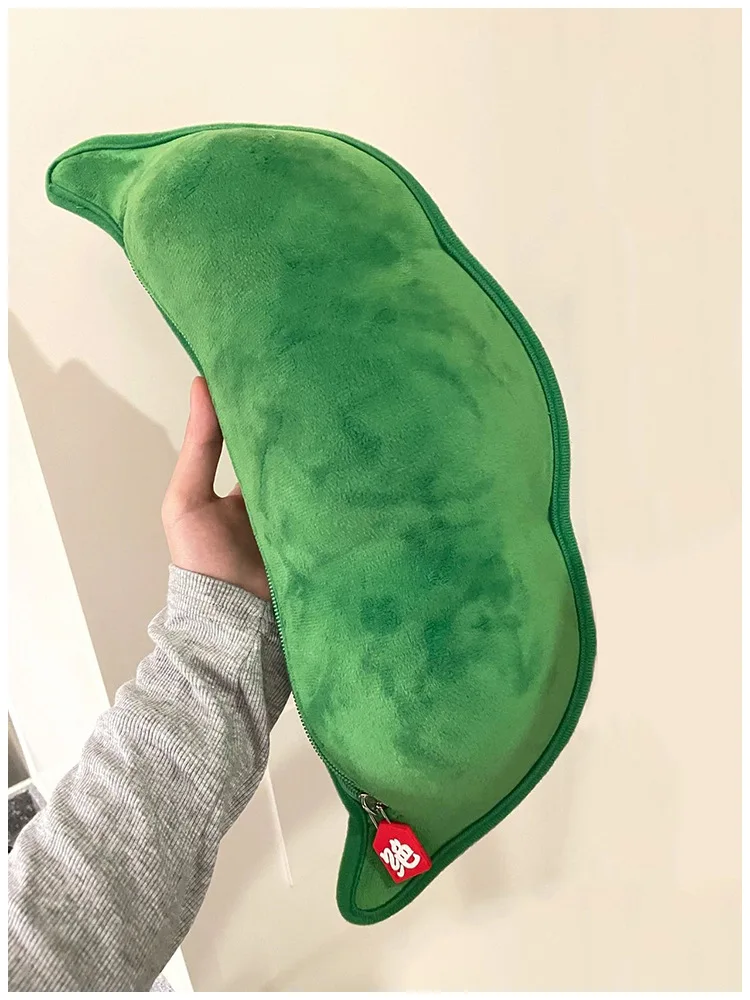 New Velvet Women's Bag Solid Color Leisure Crossbody Bag  Versatile Creative Pea Dumpling Bag Cute Cartoon Shoulder Bag