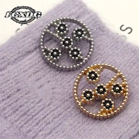 10pcs fashion cutout design decorative buttons for clothing diy sewing supplies and accessories womens clothing fur coat button