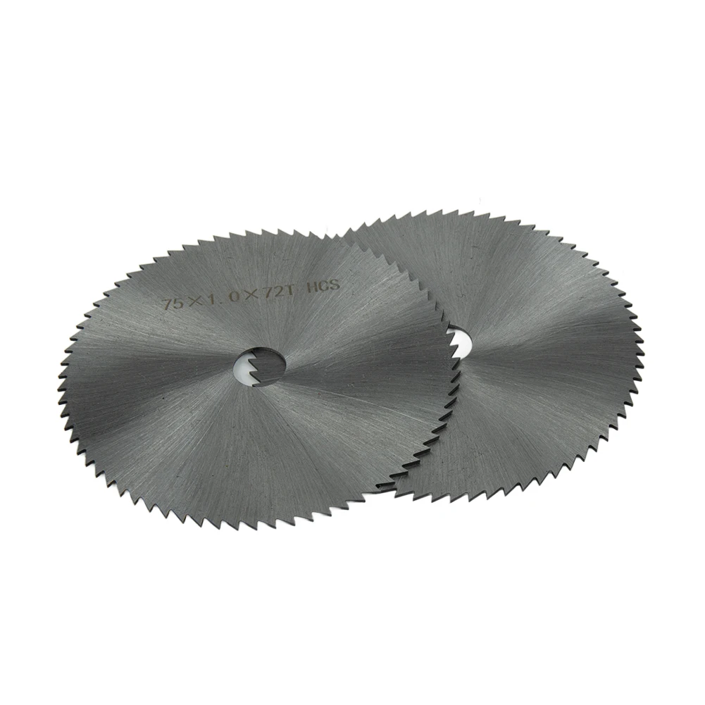 

2pcs 3inch HSS Saw Blade 72T Circular Cutting Disc For Angle Grinder Cutting Polishing Wood Stone Plastic Accessories