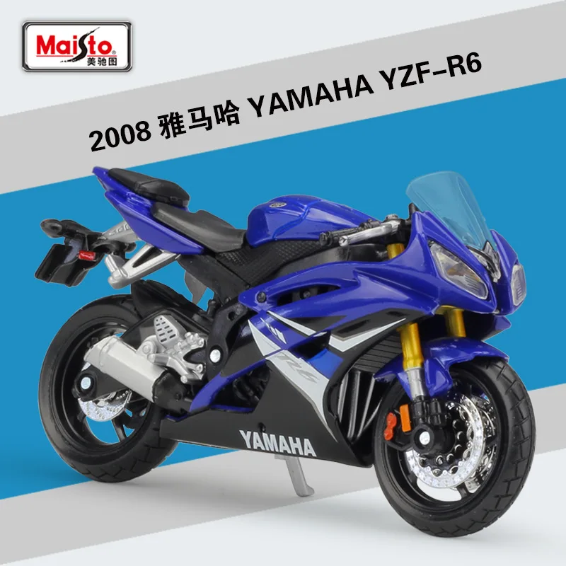 

Maisto 1:18 2008 Yamaha YZF-R6 Motorbike Diecast APRILIA Metal Model Sport City Motorcycle Model For Collectible Gift B196