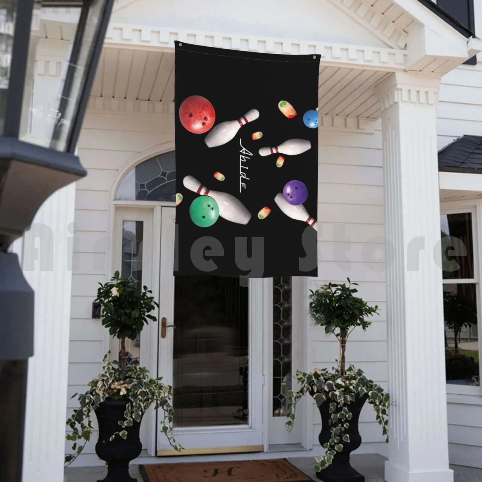 Abide 2 Outdoor Decor Flag Car The Big Lebowski Dude Dudeness El Duderino Jeff Bridges Walter Bowling |