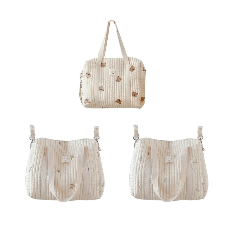 

Многофункциональная сумка для подгузников с вышивкой, сумка для хранения подгузников для мамы, новорожденных, малышей, малышей, сумка-тоут