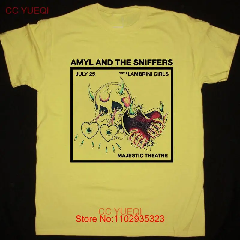 Amyl and the Sniffers Tour 2024 футболка с коротким рукавом полный размер S-5XL SE414