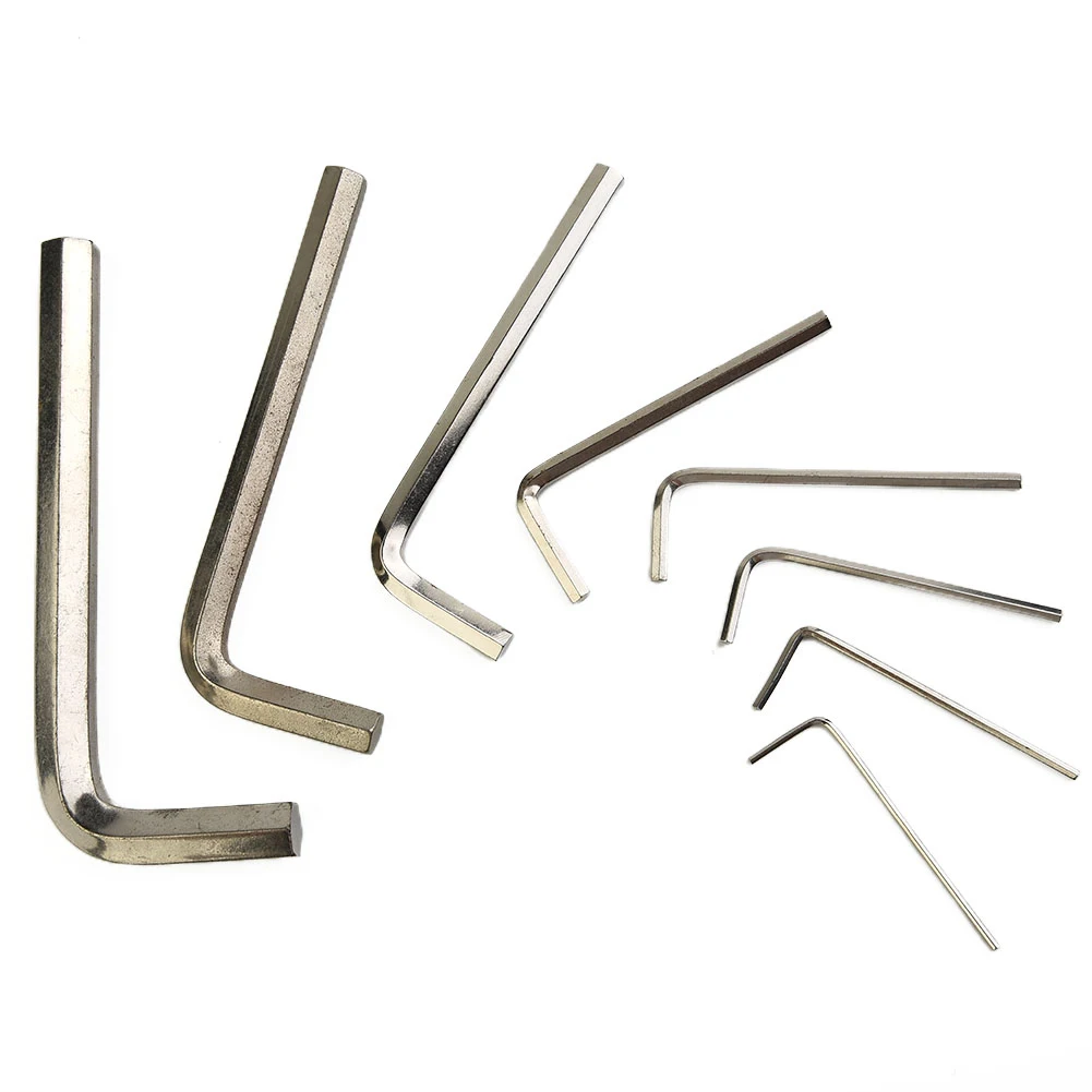 

10pcs L-Type Hex Wrench Set Hexagon Wrench Key Wrench Steel Wrenches For Home Bicycle Repair Tools 1.5mm/2mm/2.5mm/3mm/6mm