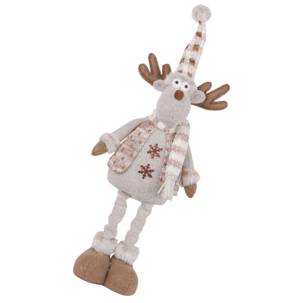 

Ornaments Christmas Stuffed Stretchable Plush Dolls Party Supplies Xmas Decor