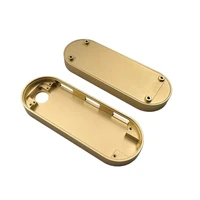 cnc milling aluminum gold anodizied case