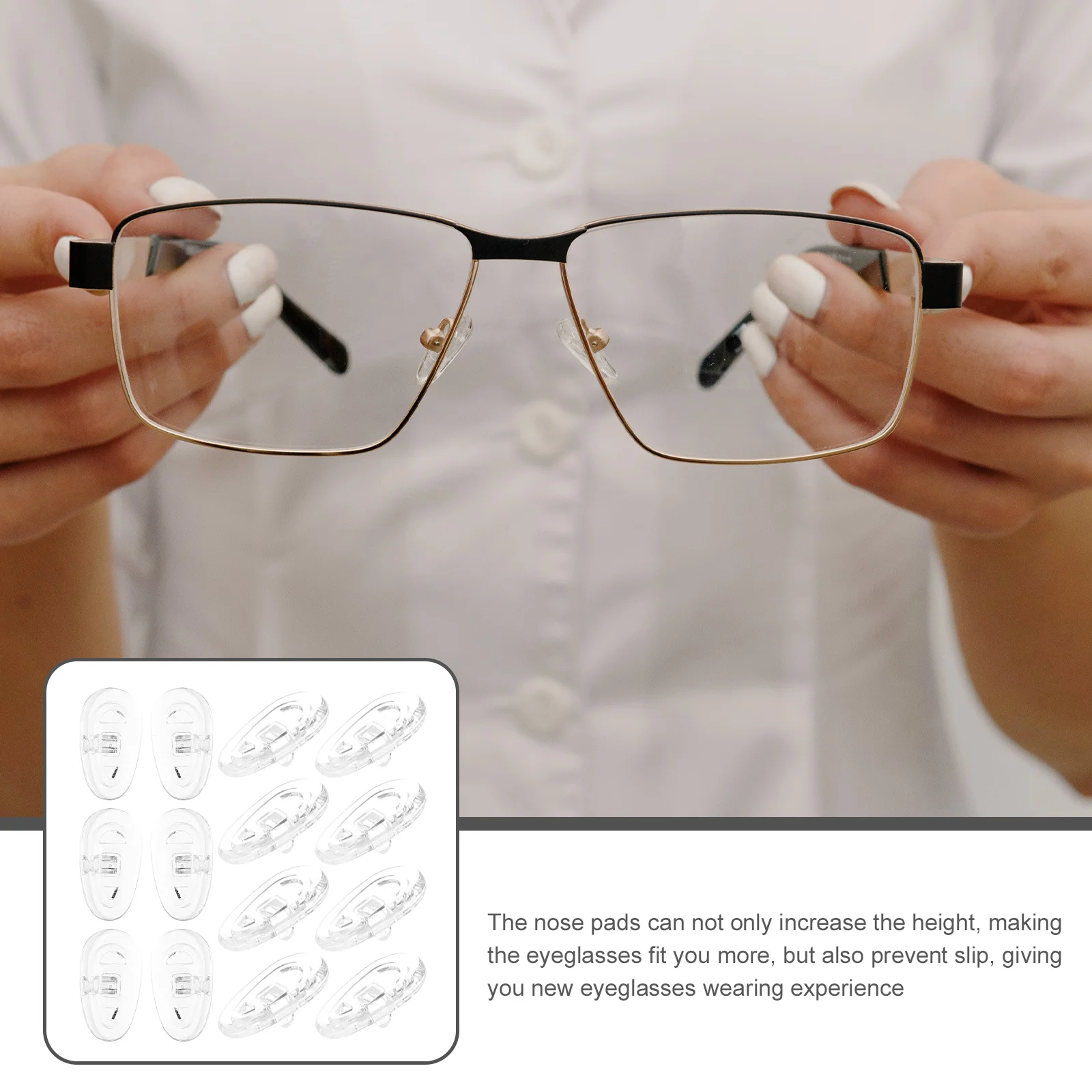 20 пар удобных очков силиконовые подушечки для носа аксессуары из силикагеля