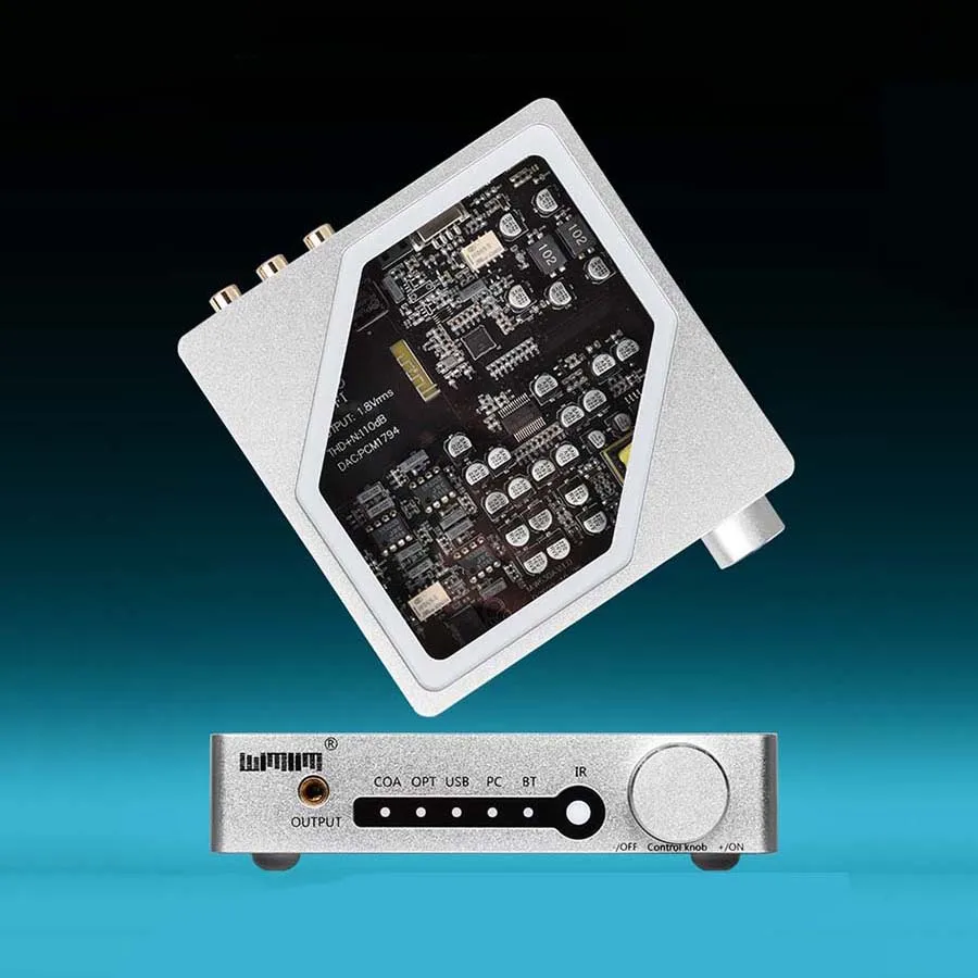 

Аудио декодер PCM1794 96 кГц/24 бит без потерь HIFI цифровой декодер беспроводной Bluetooth 5532DD * 3 Op-Amp Array USB интерфейс OTG