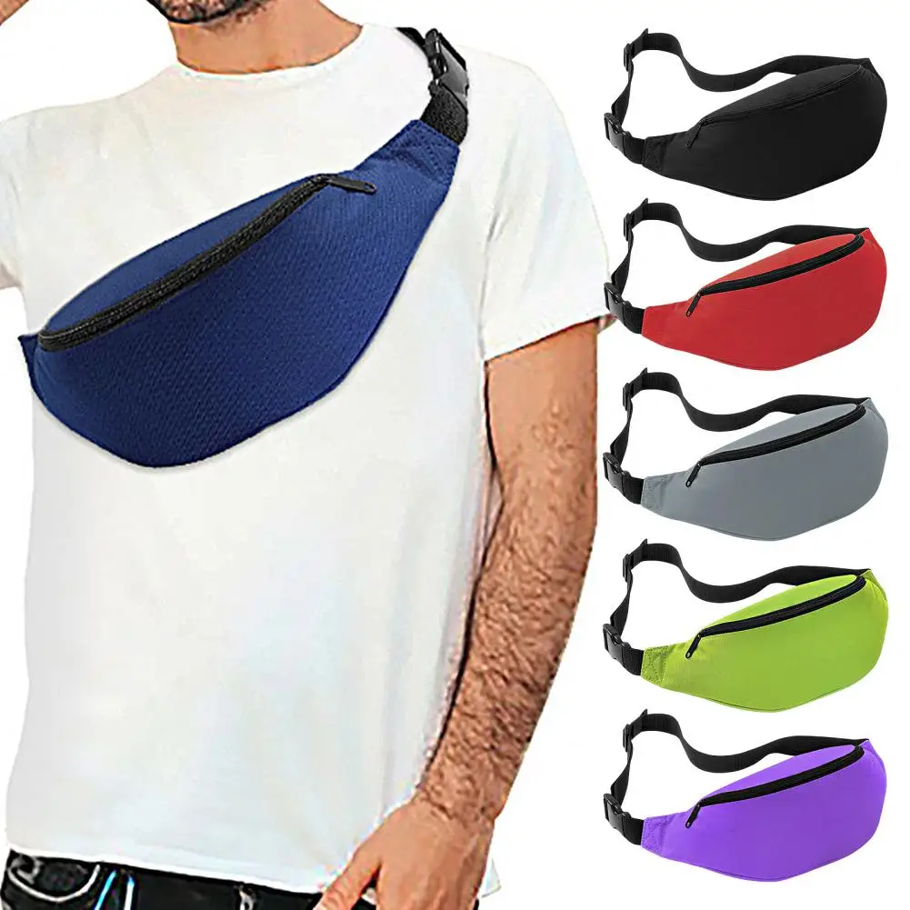 

Cross-body Bag Fashion Zipper Closure Anti-Scratch Outdoor Accessories Waist Bag Running Waist Pouch