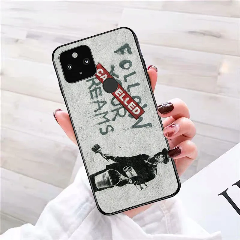 Уличное искусство граффити Бэнкси для Google Pixel 6A 6 Pro 5A 4A 3A 4 XL 5 3 2 |