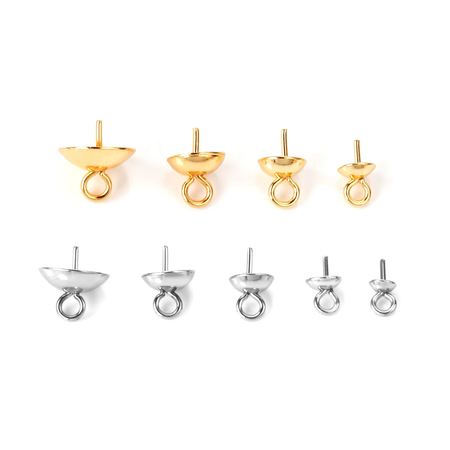 

Подставка под серьги ASON 100 шт./лот, из нержавеющей стали