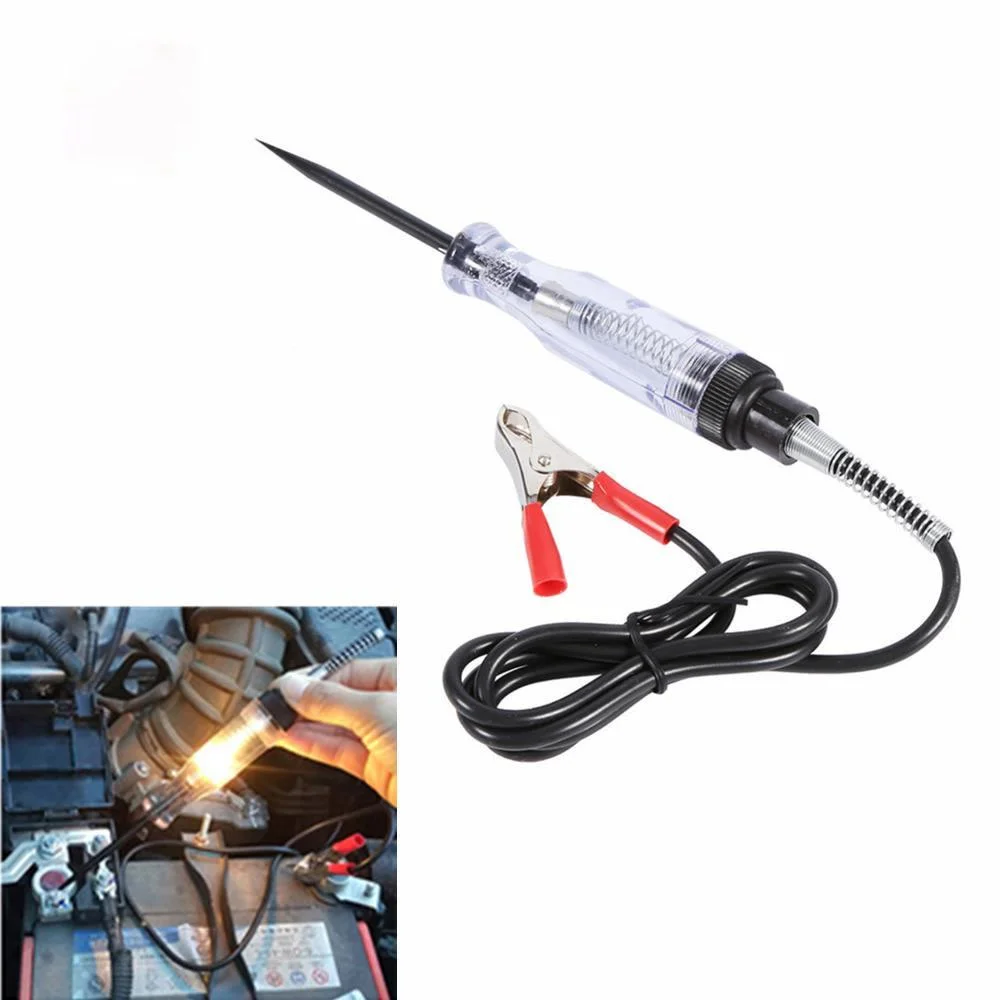 

HOT!! 6V-24V Auto Car Truck Motorcycle Transparent Circuit Digital Voltage Tester Test Pen Car Diagnostic Tools