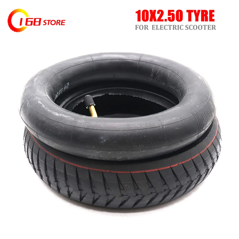 

10x2,50 пневматическая шина TUOVT 60/80-6 наружная шина для электрического скутера балансировочная шина 10 дюймов 10x2,5 утолщенная шина