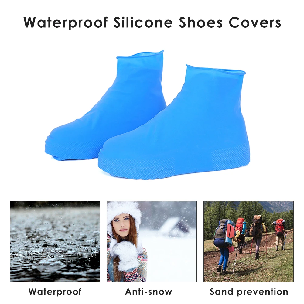 Водонепроницаемый нескользящий Силиконовый чехол для обуви износостойкая