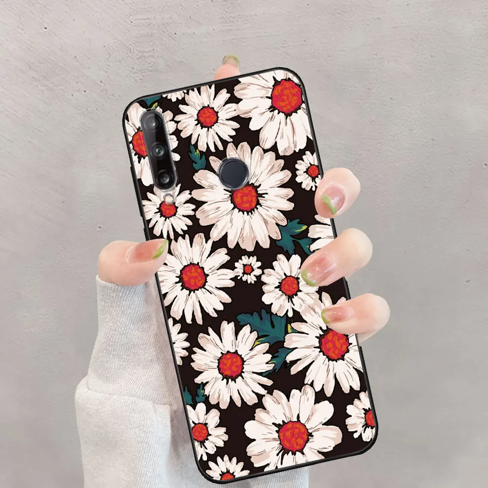 Чехол для Huawei Y7P Y8P красивые чехлы телефонов с цветами Y9P чехол Y6P Y5P Защитный